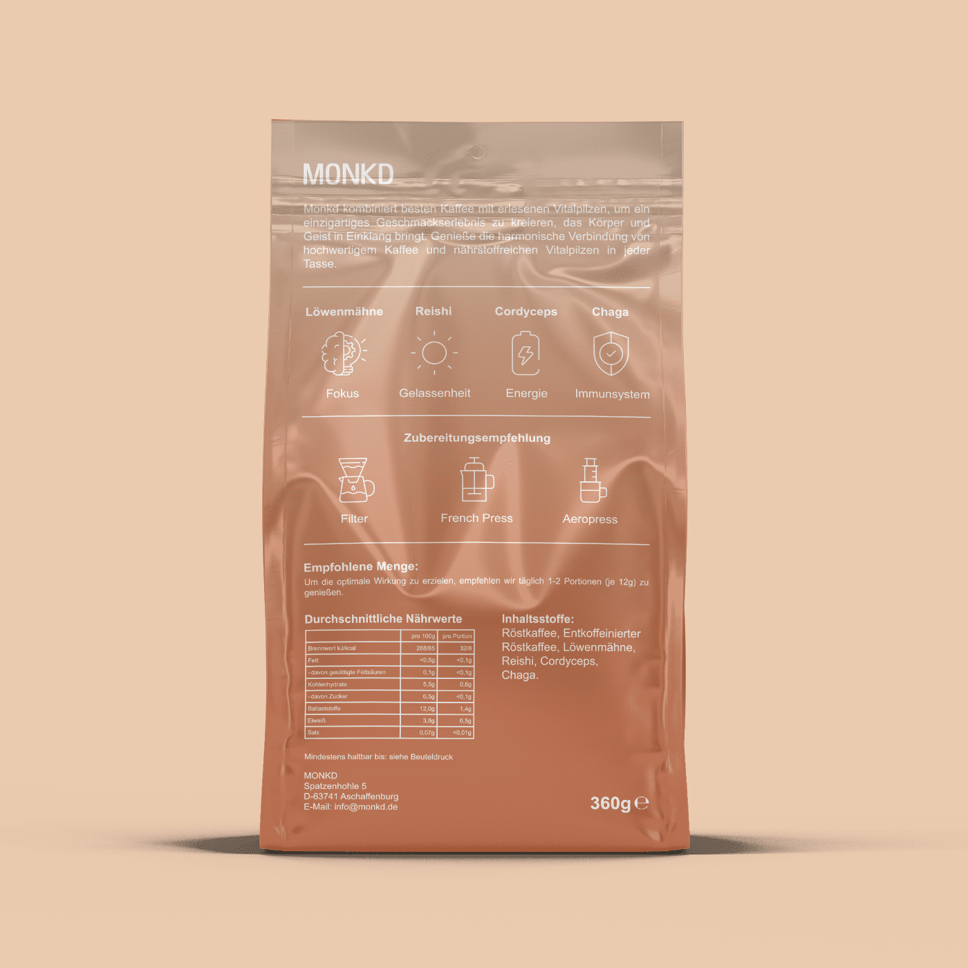 Mushroom Coffee - Energetisch in den Tag